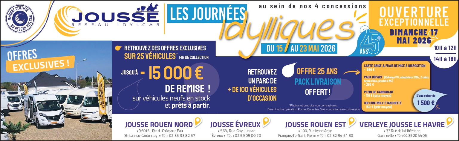 Les Journées Idylliques Mai 2026